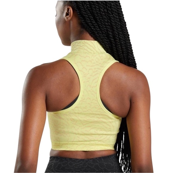 Gymshark - Adapt Animal Seamless Activewear  Set Leggings & Zip Crop Top Sz M - Picture 4 of 13